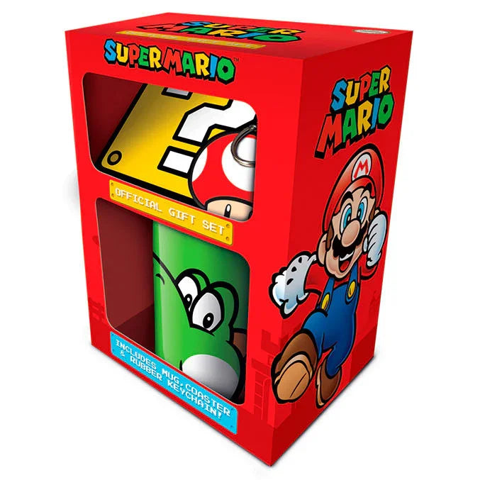 Nintendo Super Mario mug keychain gift set Nerdscape