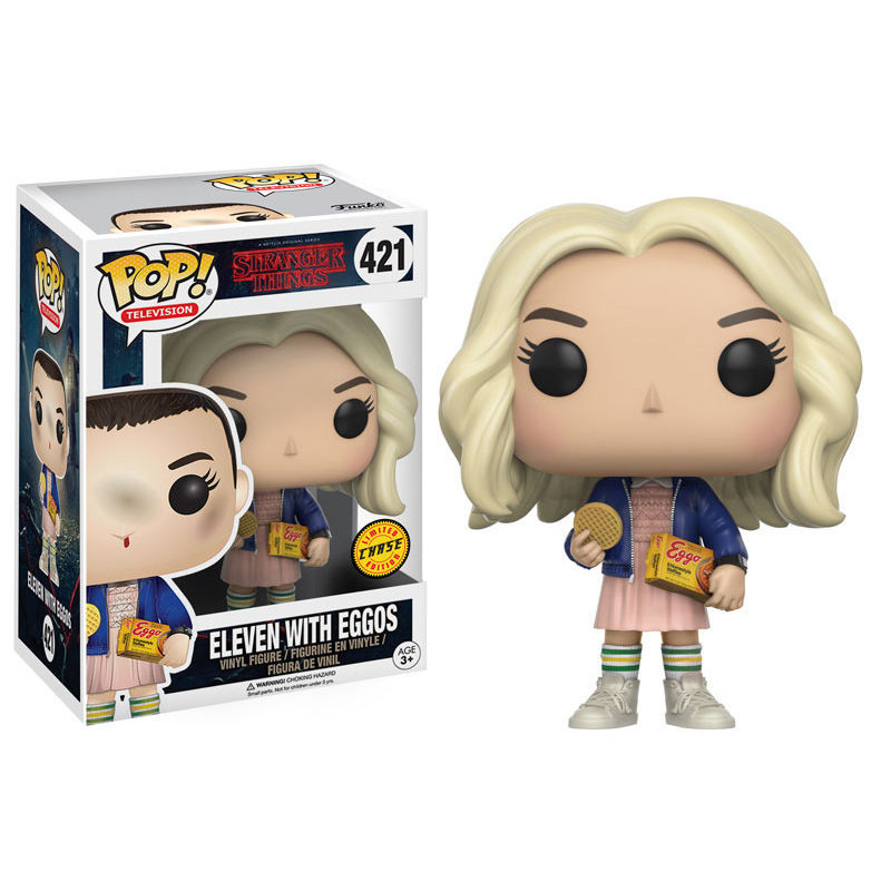 POP figure Stranger Things Eleven with Eggos 5 + 1 Chase Nerdscape