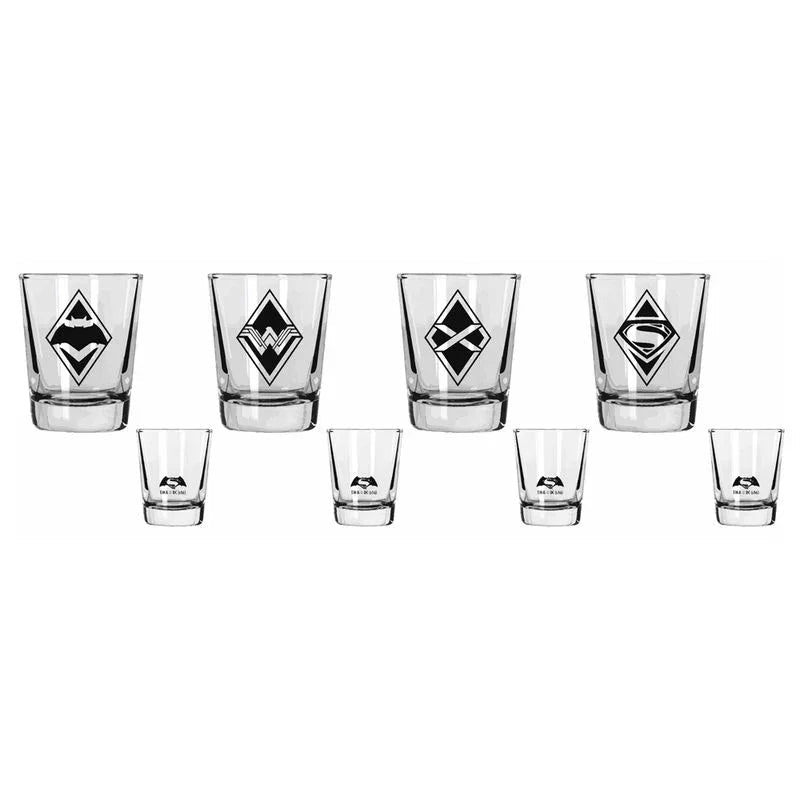 DC Comics Batman v Superman shot glasses set Nerdscape