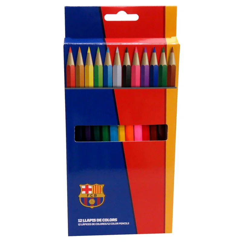 FC Barcelona color pencils box Nerdscape