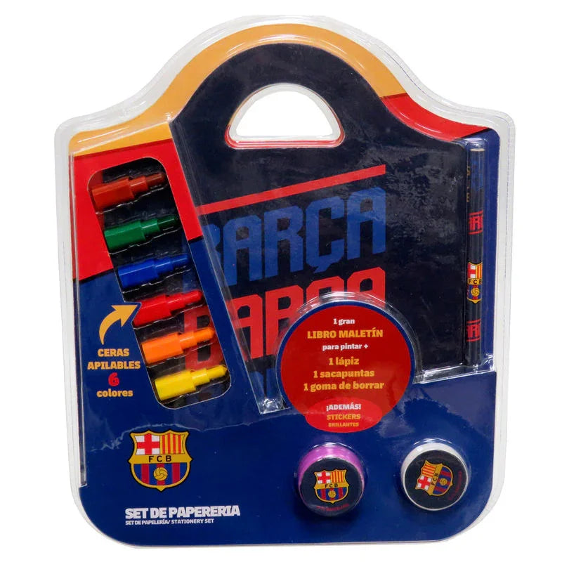 FC Barcelona stationery set Nerdscape