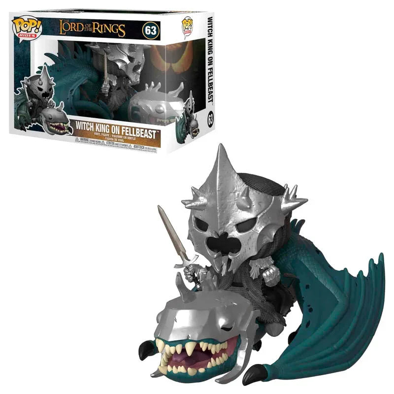 POP figure Lord of the Rings Witch King with Fellbeast Nerdscape
