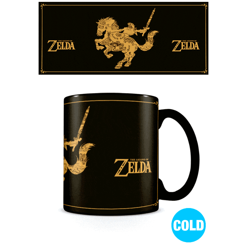 The Legend of Zelda Map heat change mug Nerdscape