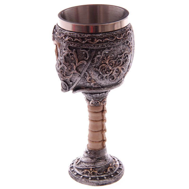 Skull Warrior Gothic goblet Nerdscape