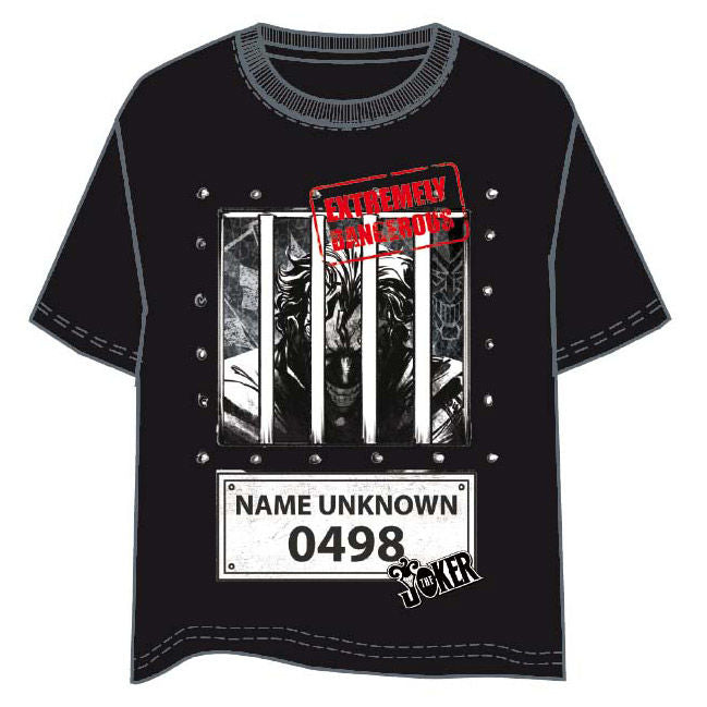 DC Comics Joker Prision adult t-shirt Nerdscape