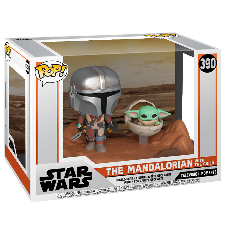 Funko Pop! Star Wars The Mandalorian e The Child - Figura da Collezione Vinyl Nerdscape