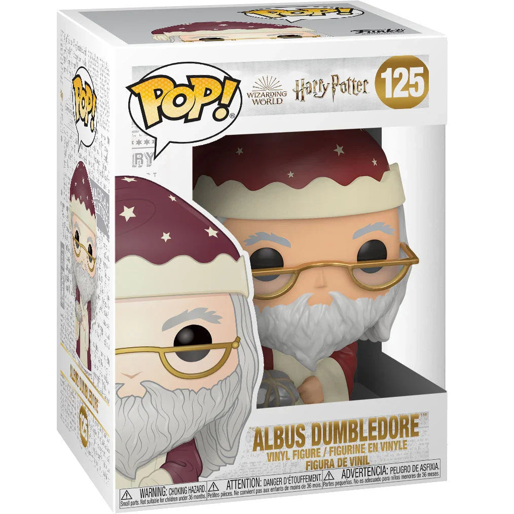 POP figure Harry Potter Holiday Dumbledore Nerdscape