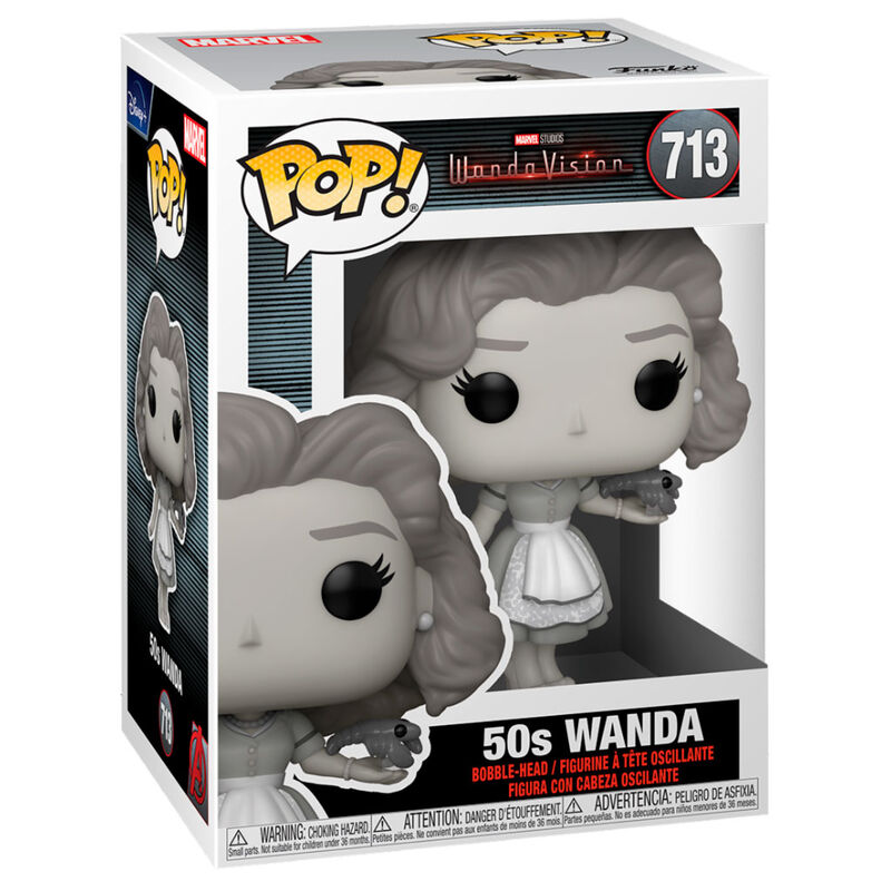 Funko Pop! WandaVision Wanda 50s - Figura da Collezione Vinyl Nerdscape