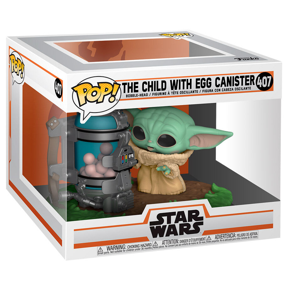 Figurine POP Star Wars L'Enfant Mandalorien avec bidon