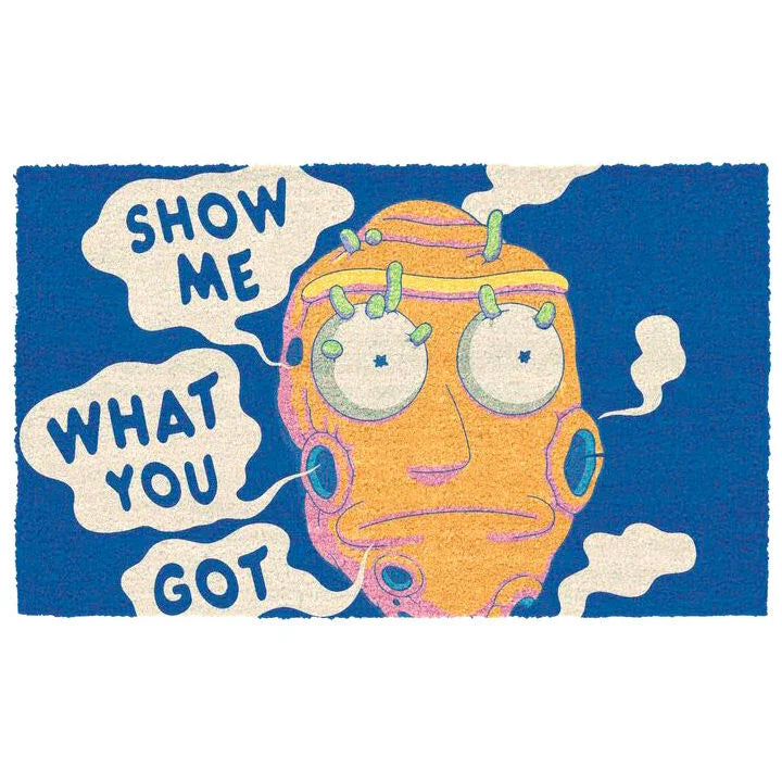 Rick and Morty Show Me What You Got doormat Nerdscape