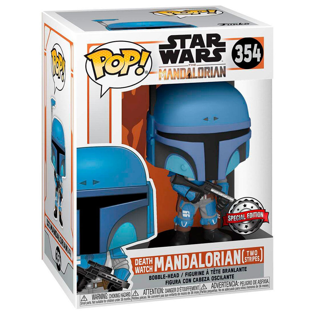 Funko Pop! Mandalorian Death Watch Two Stripes - Figura da Collezione Vinyl Nerdscape