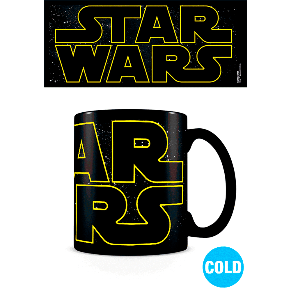 Star Wars Logo Characters heat changing mug Nerdscape