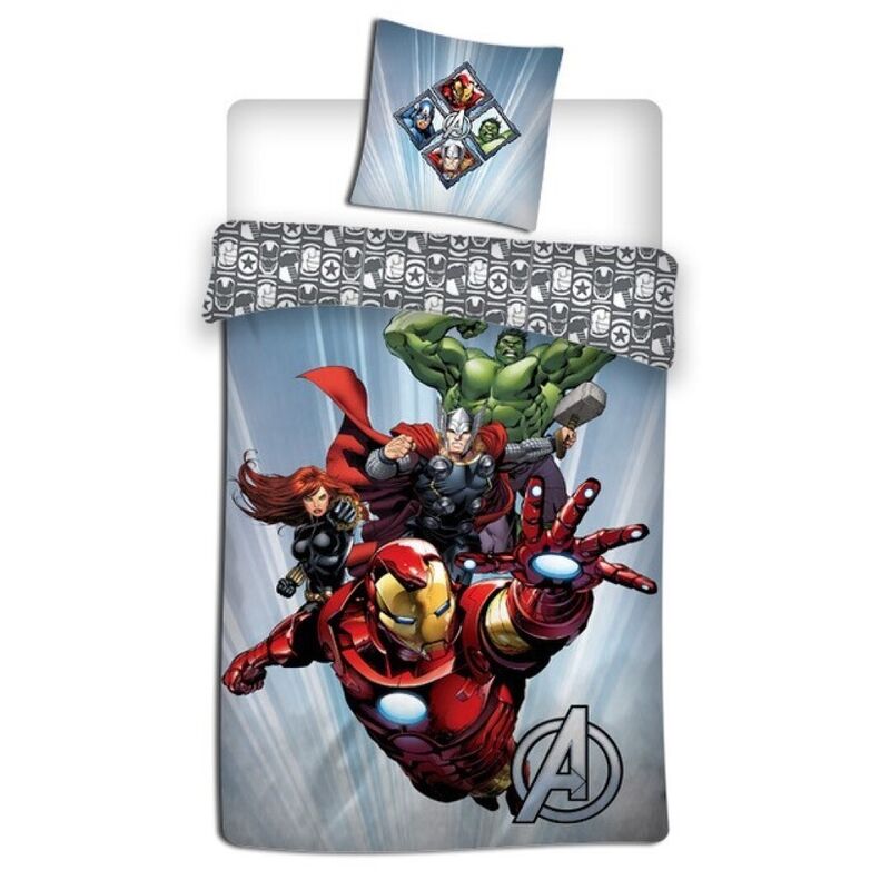 Marvel Avengers microfibre duvet cover bed 90cm Nerdscape