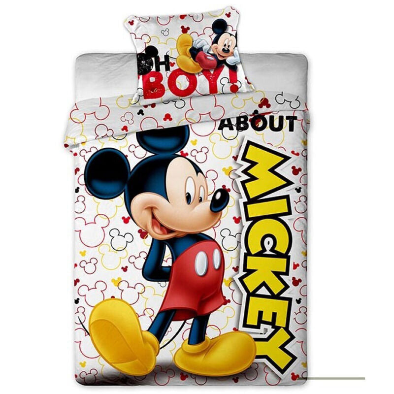Disney Mickey microfibre duvet cover bed 90cm Nerdscape