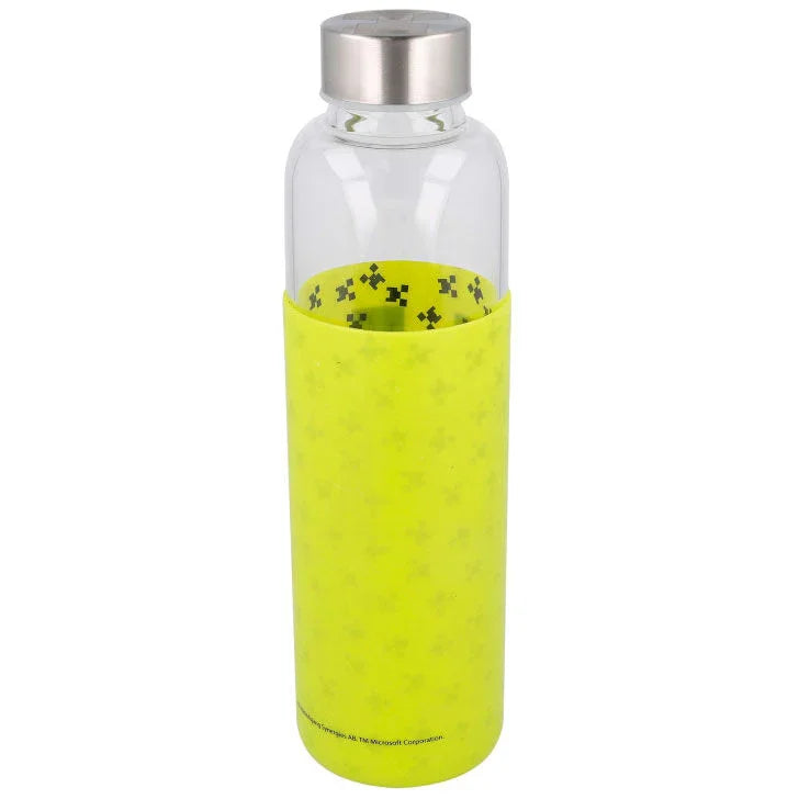 Minecraft silicone cover glass bottle 585ml Nerdscape