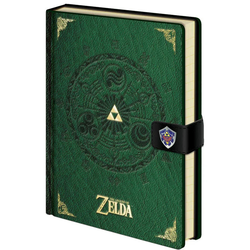 The Legend of Zelda Triforce premium A5 notebook Nerdscape