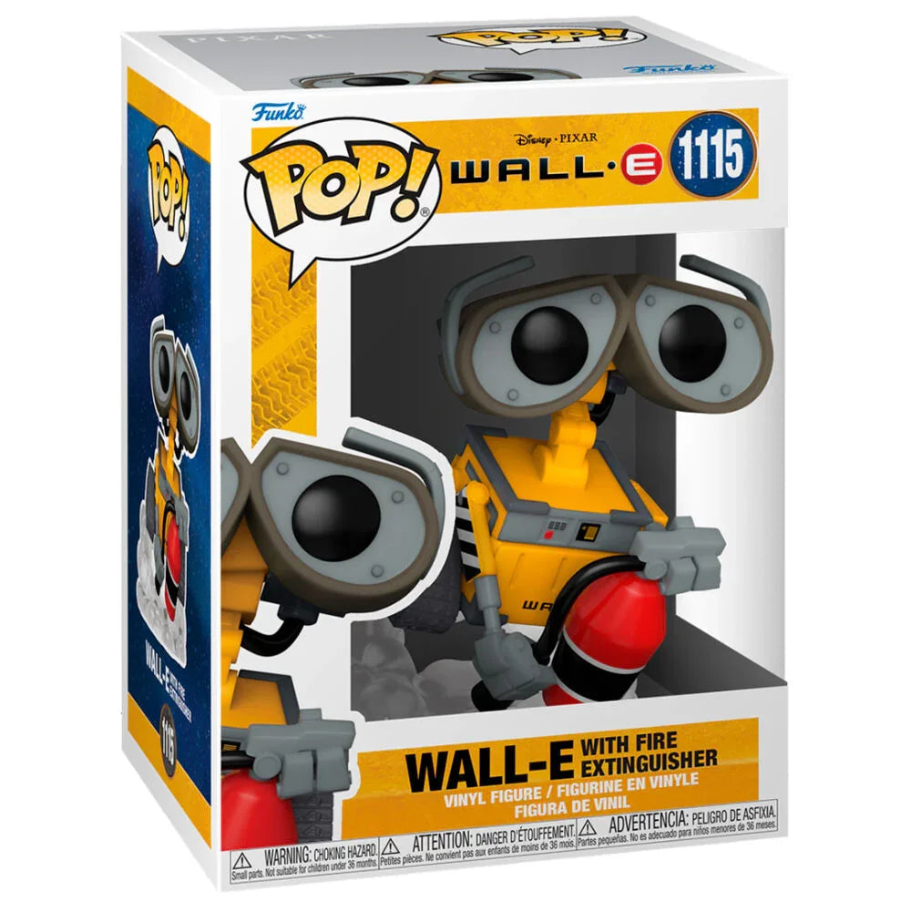 Funko Pop! Disney Wall-E - Wall-E con Estintore - Figura da Collezione Vinyl Nerdscape