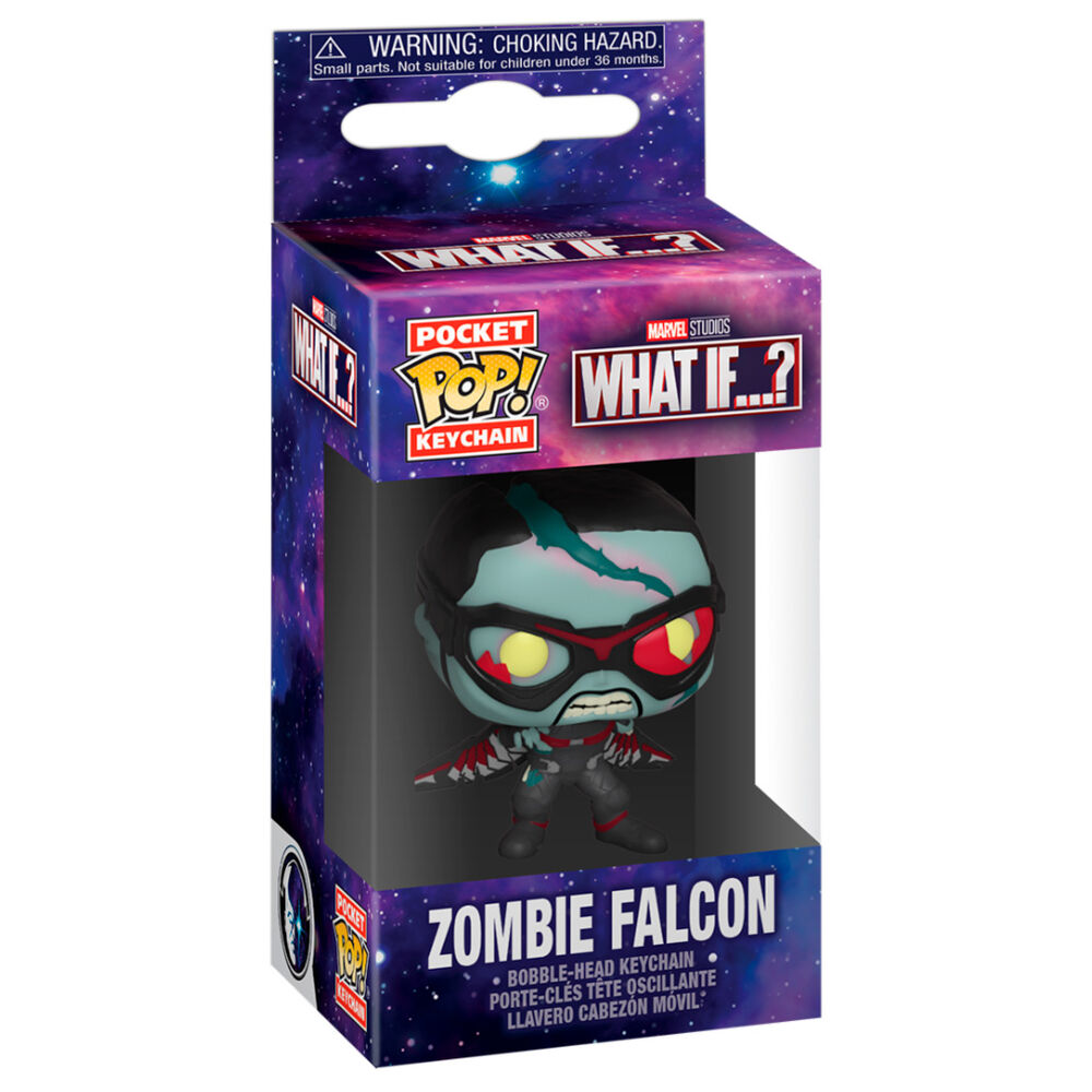 Funko Pop! Marvel What If Zombie Falcon - Figura da Collezione Vinyl Nerdscape