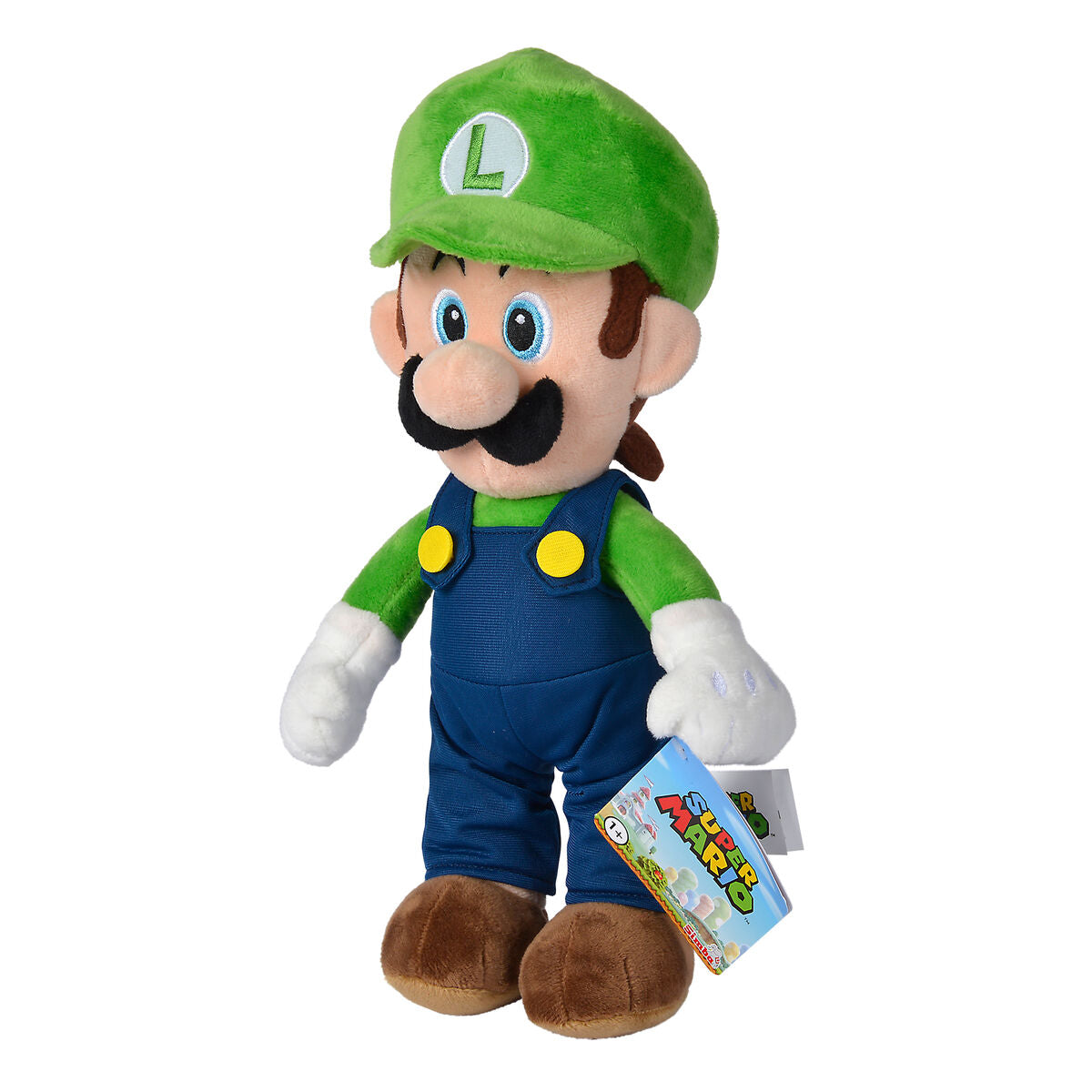 Super Mario Bros Luigi plush toy 30cm Nerdscape