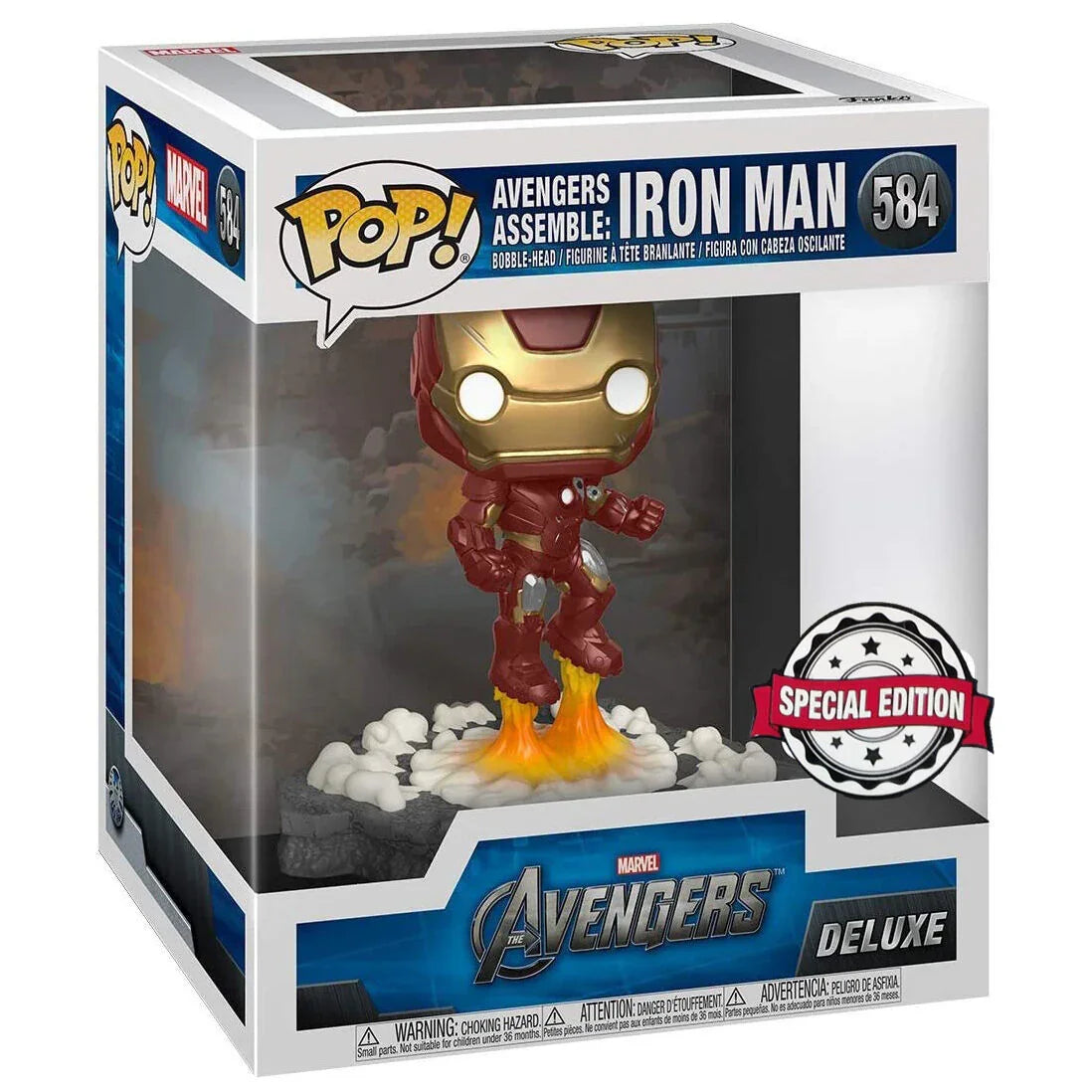 POP figure Marvel Avengers Iron Man Assemble Exclusive Nerdscape