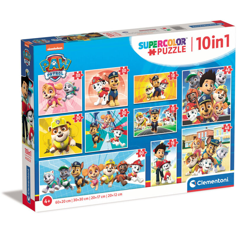 Paw Patrol puzzle 18+30+48+60pcs Nerdscape