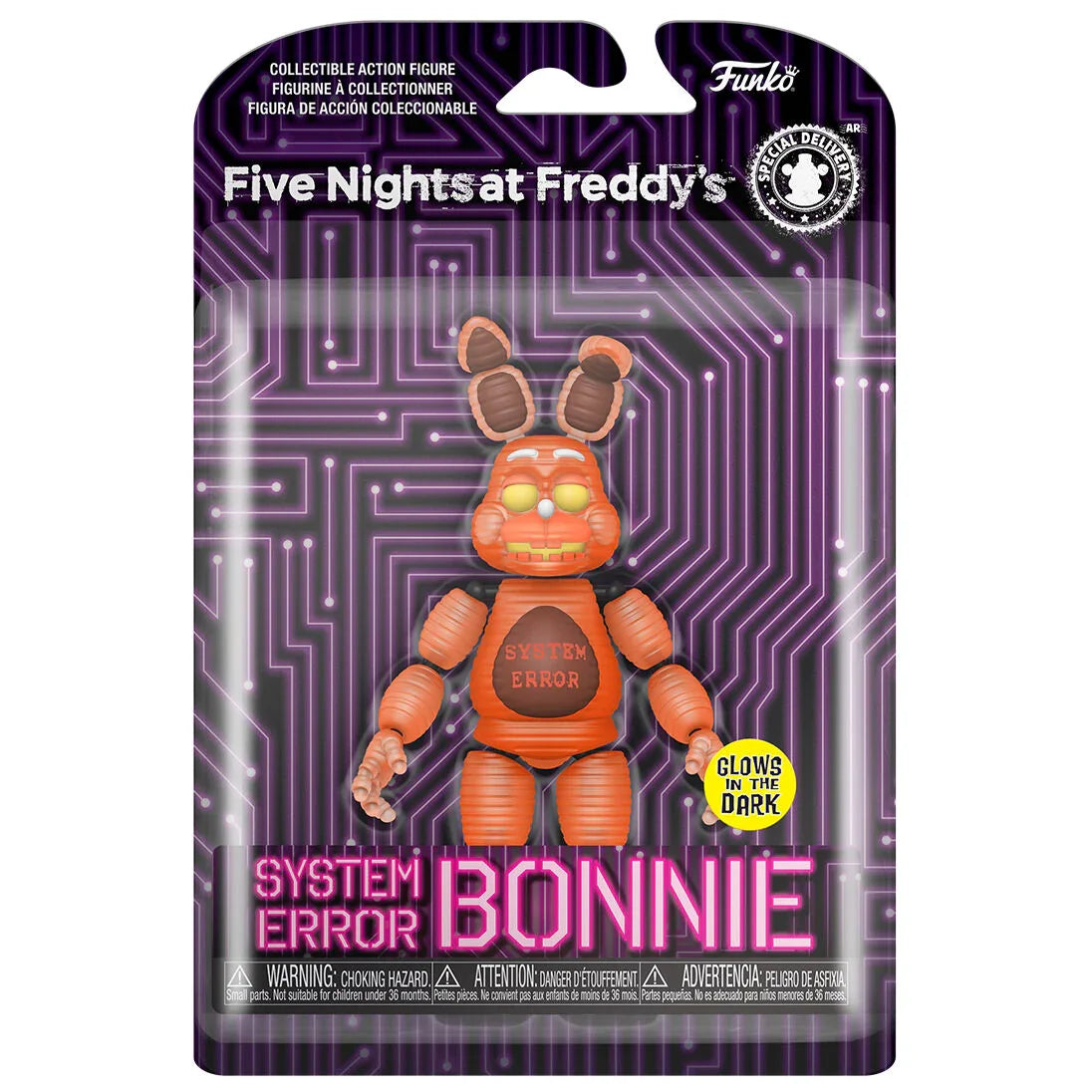 Action figure Friday Night at Freddys System Error Bonnie Nerdscape