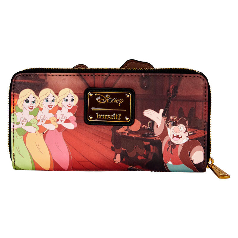 Loungefly Disney Beauty and the Beast Villains Gaston Scene wallet Nerdscape