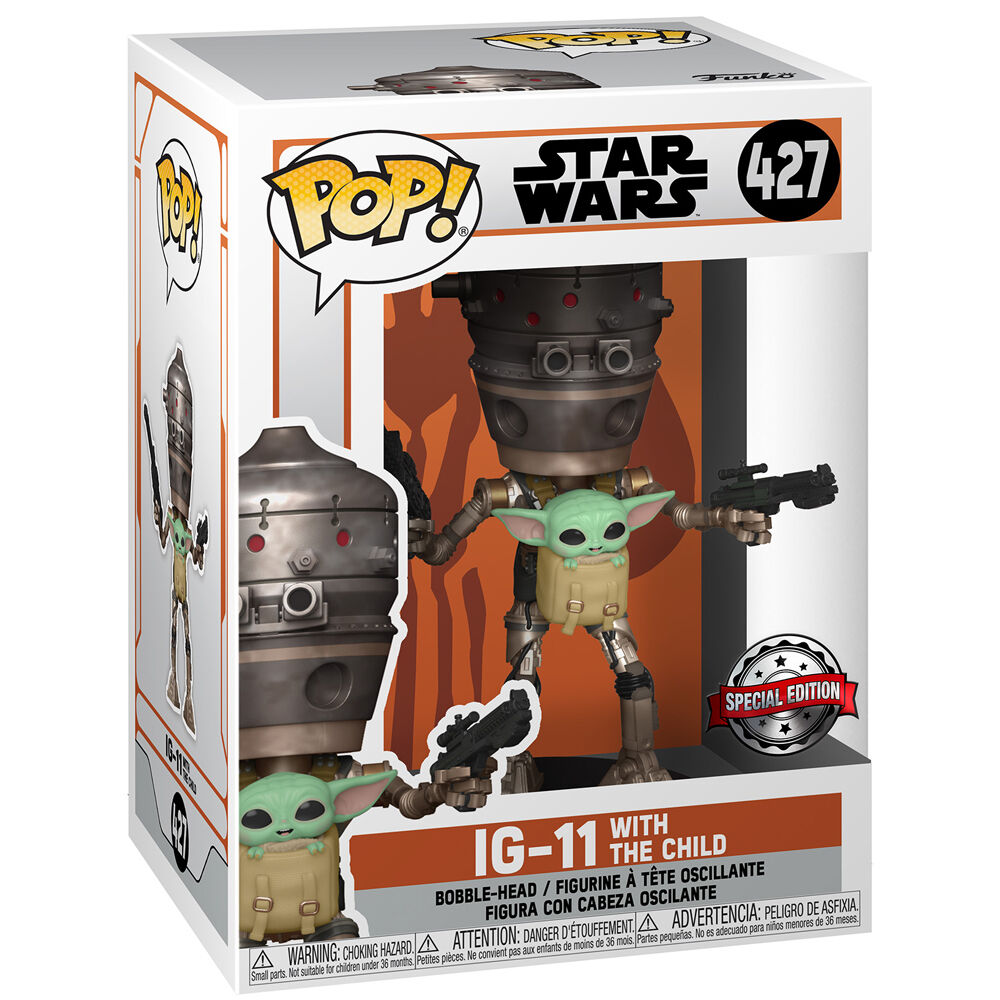 Set figure POP & Tee Star Wars IG-11 With the Child Exclusive M Nerdscape