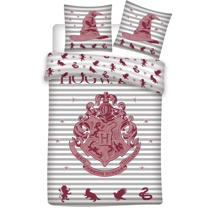 Harry Potter Hogwarts microfibre duvet cover bed 90cm Nerdscape