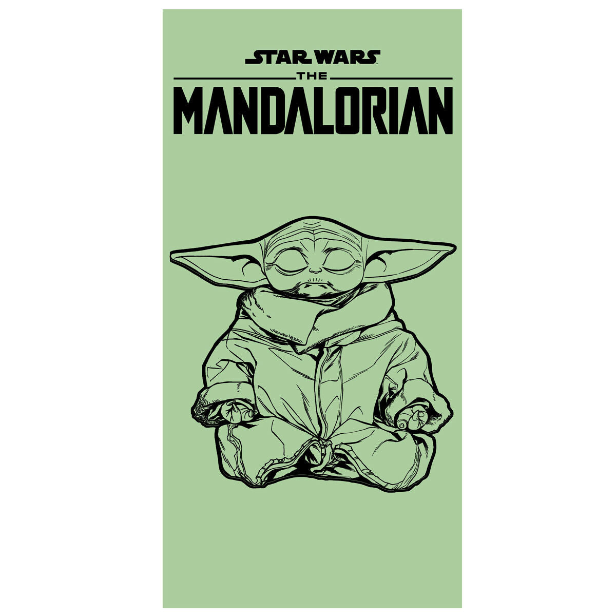 Star Wars Mandalorian Cotton beach towel Nerdscape