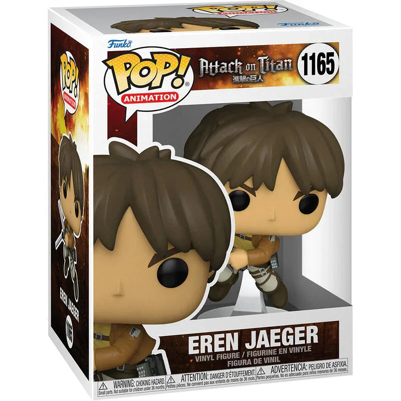 Funko Pop! Attack On Titan Eren Jaeger - Figura da Collezione Vinyl Nerdscape