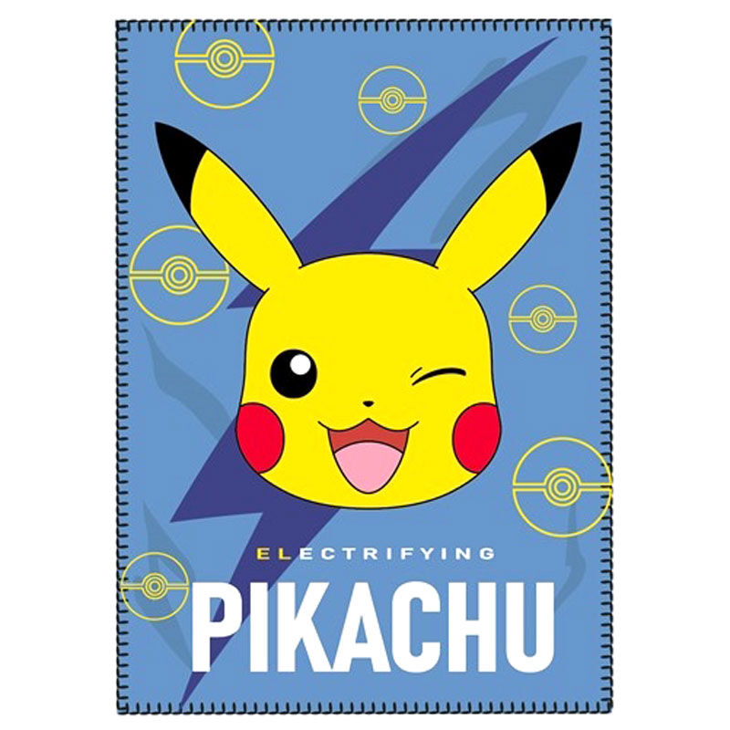 Pokemon Pikachu polar blanket Nerdscape
