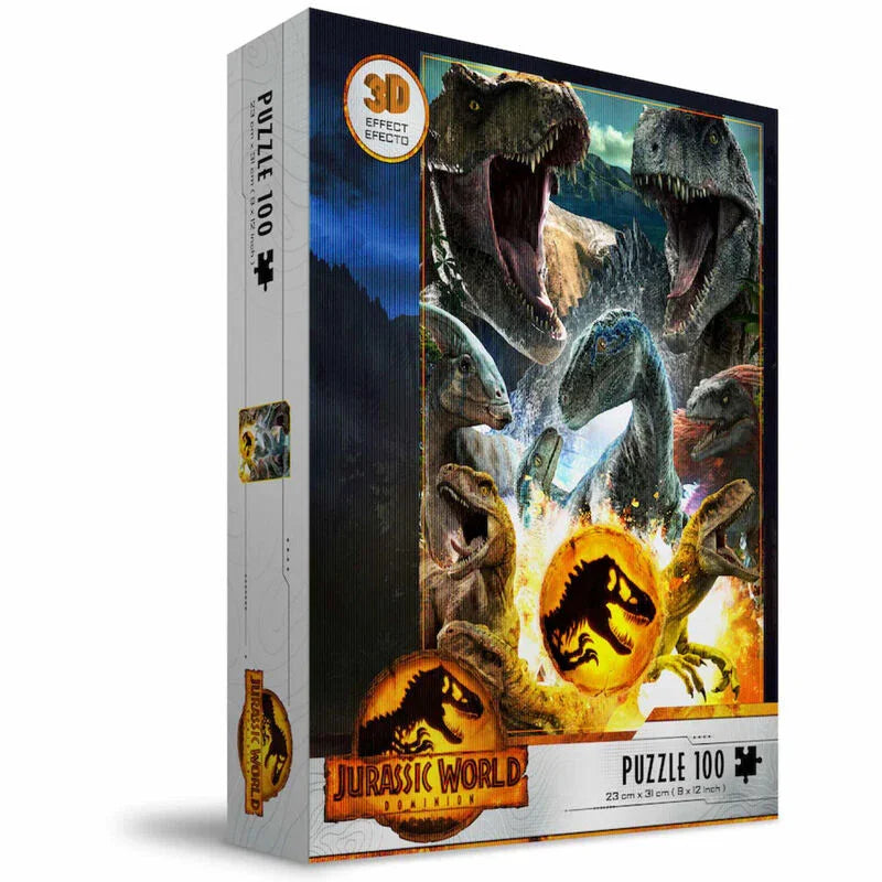 Jurassic World Dinosaurs 3D puzzle 100pcs Nerdscape