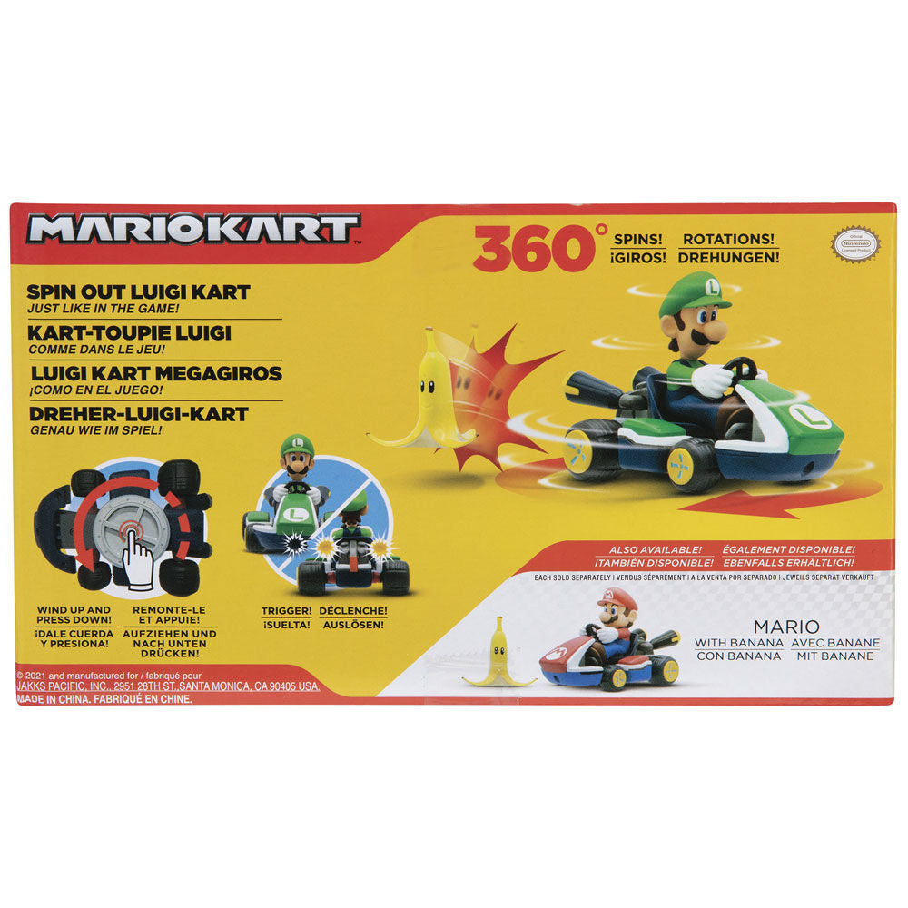 Funko Pop! Luigi Mario Kart Spinout Figura da Collezione 6,5cm - Nerdscape Nerdscape