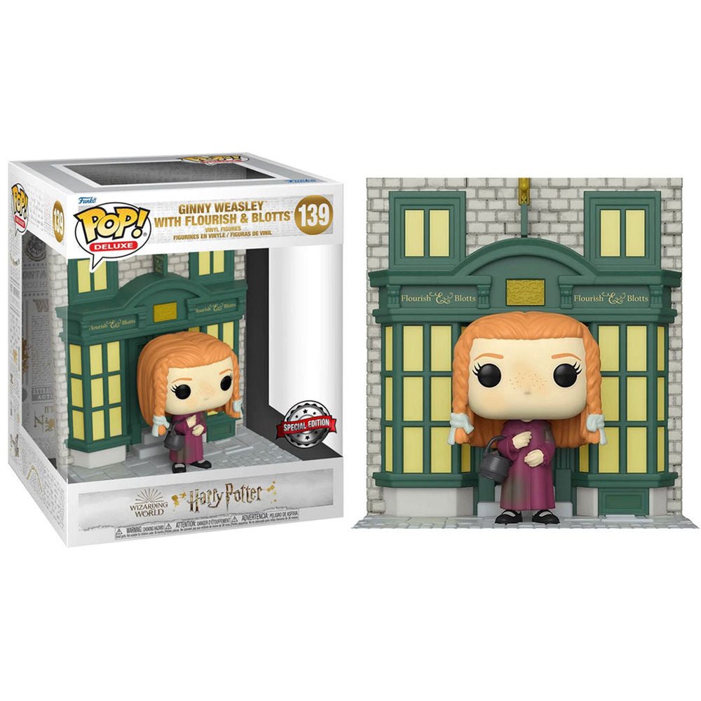 POP figure Harry Potter Diagon Alley Ginny Weasley Flourish & Blotts Exclusive - Nerdscape