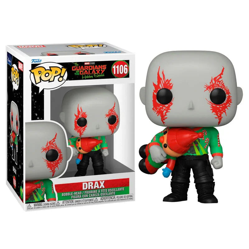 Funko Pop! Marvel Guardians of the Galaxy Drax - Figura da Collezione Vinyl Nerdscape