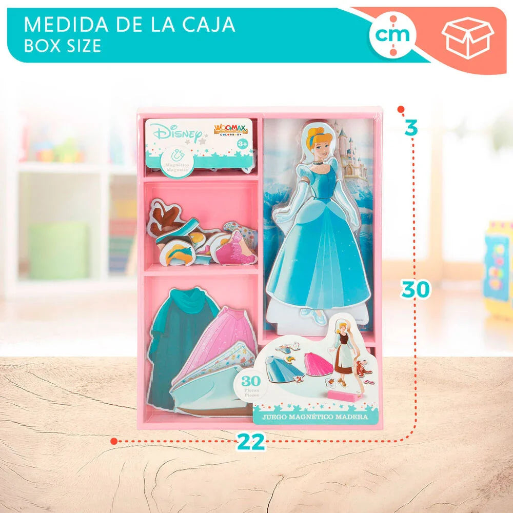 Disney Cinderella dresses wooden magnetic set Nerdscape