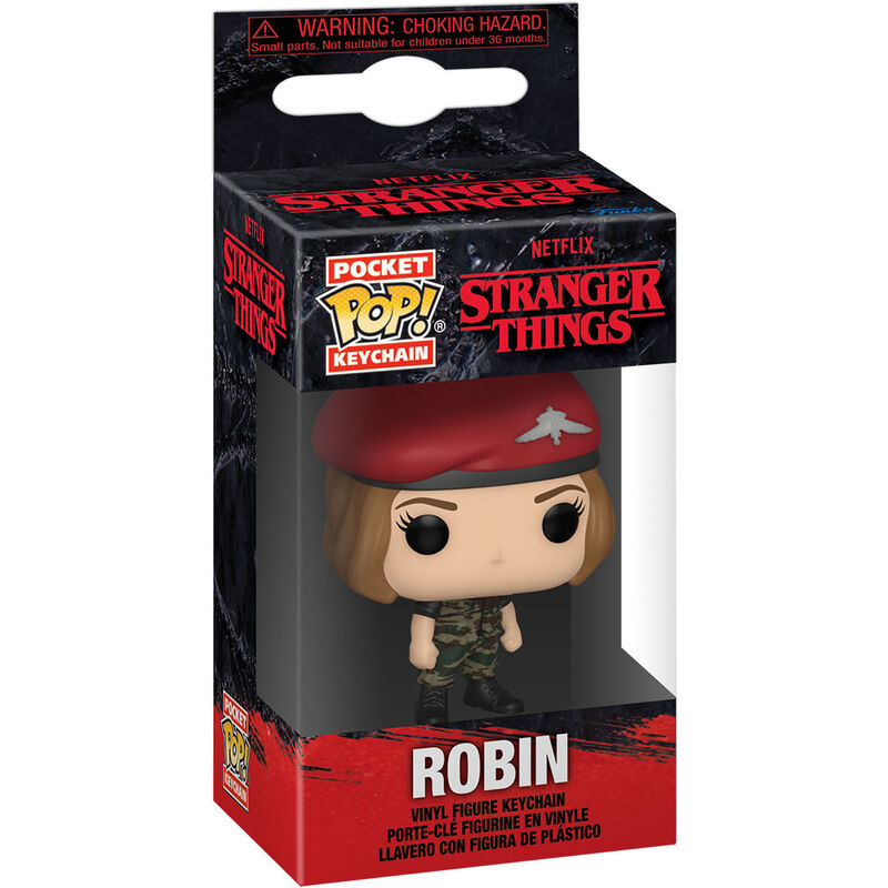 Funko Pop! Stranger Things Robin Hunter - Figura da Collezione Vinyl Nerdscape