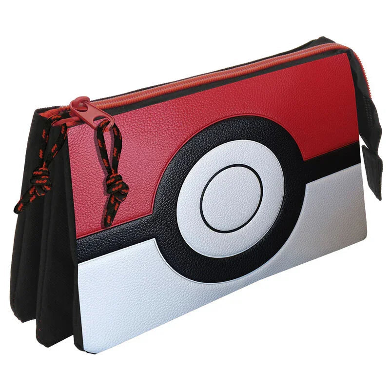Pokemon Pokeball triple pencil case Nerdscape