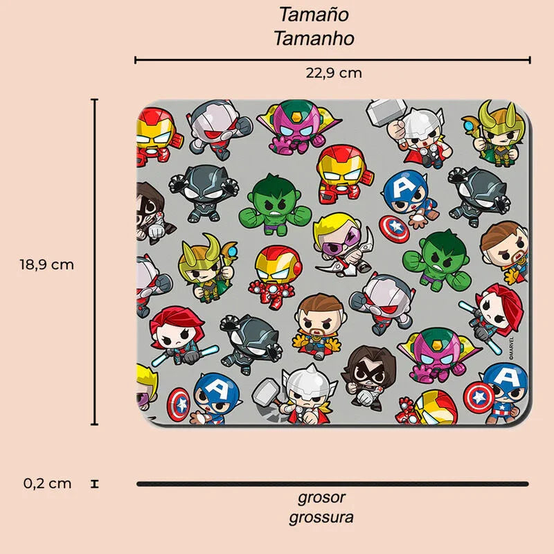 Marvel Avengers mouse pad Nerdscape