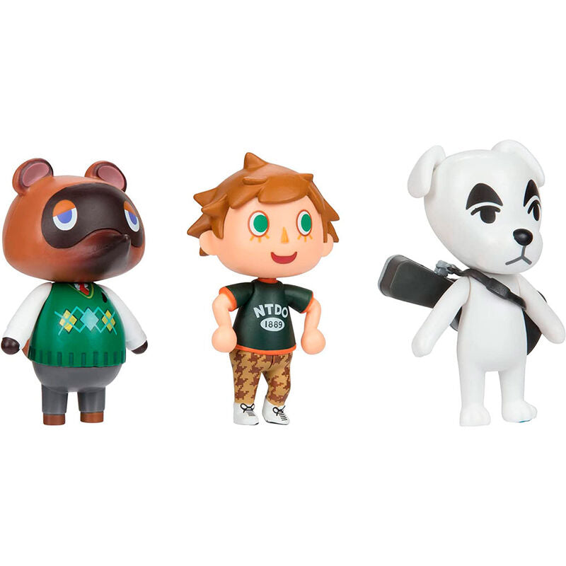 Animal Crossing Figura da Collezione 3 Personaggi 6cm - Nerdscape Nerdscape