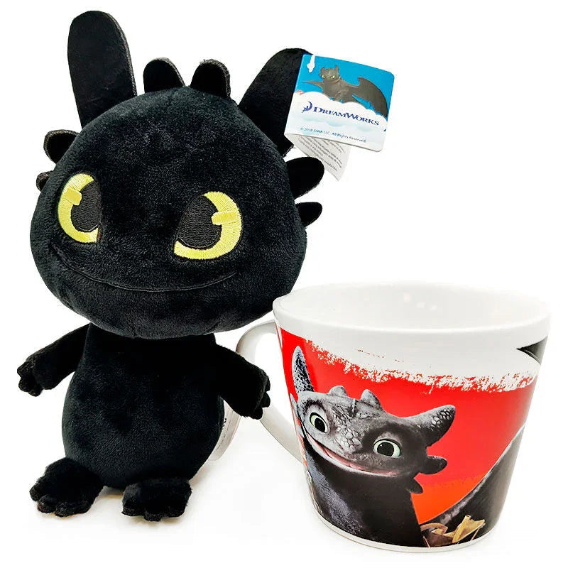 How to Train Your Dragon Toothless Mug + plush toy 18cm Nerdscape