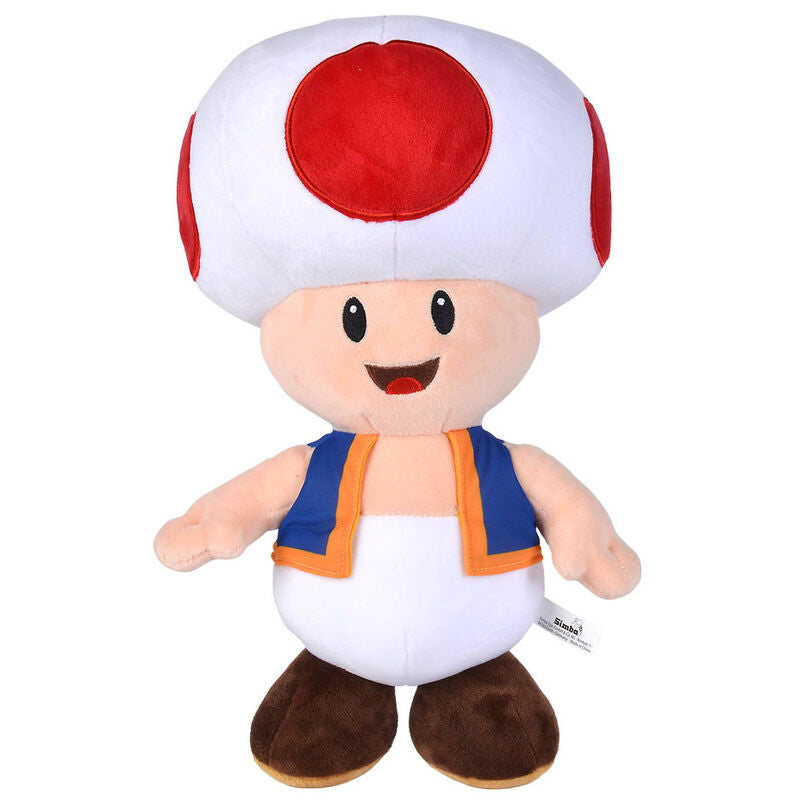 Super Mario Bros Toad plush toy 40cm Nerdscape
