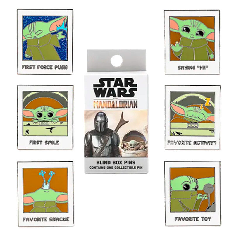 Blind Box Enamel Pin Loungefly Star Wars The Mandalorian Yoda the Child assorted Nerdscape