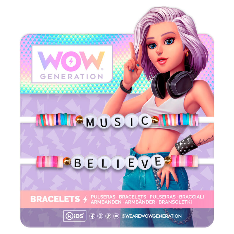 Wow Generation Bracelet message assorted