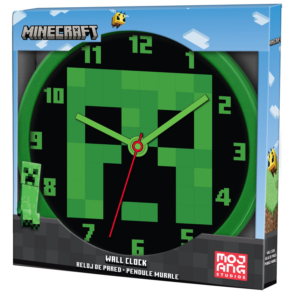 Minecraft wall clock Nerdscape