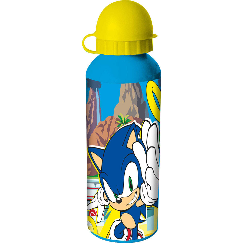 Sonic The Hedgehog Aluminium Bottle 500ml - Nerdscape Nerdscape
