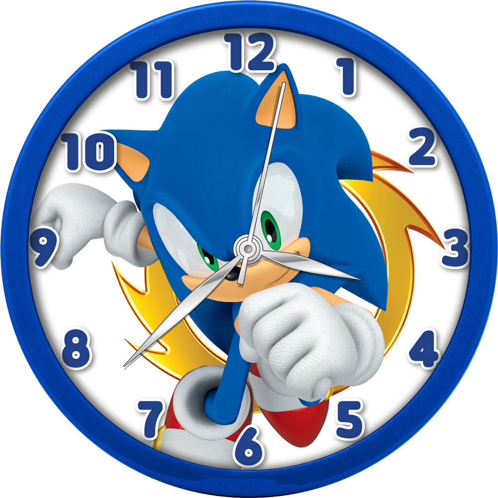 Sonic The Hedgehog wall clock Nerdscape