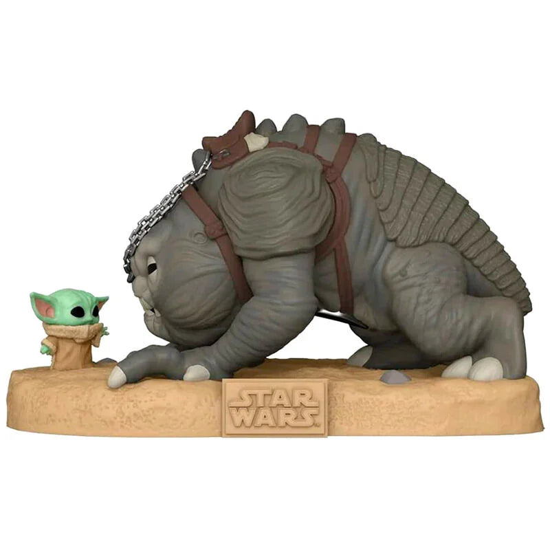 POP figure Star Wars Grogu with Rancor Exclusive Nerdscape