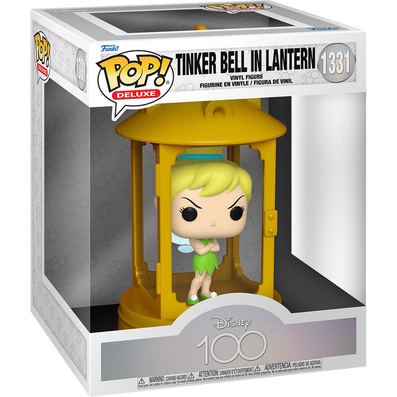 Funko Pop! Disney Peter Tinker Bell - Figura da Collezione Vinyl Deluxe in Lanterna Nerdscape